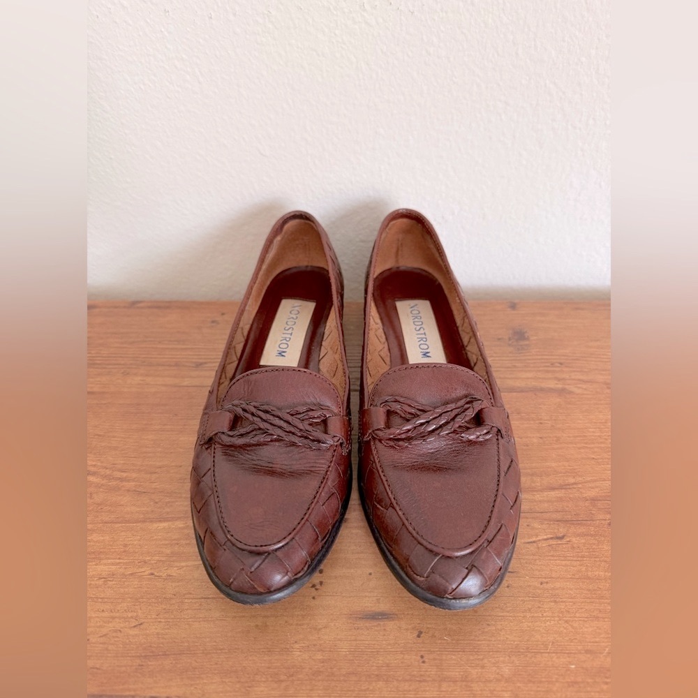 vintage woven leather flats | nordstrom